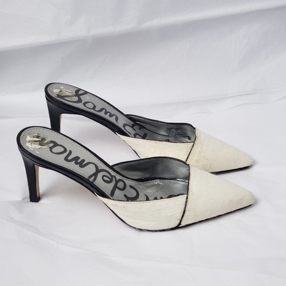 Sam Edelman Odelia  Calf Hair Mule Heels pumps 7.5